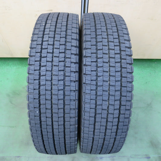 ほぼ未使用！25年！2本★トラック タイヤ 225/80R17.5 123/122L スタッドレス ダンロップ デクテス SP001 DECTES 17.5インチ★6051814イスタ