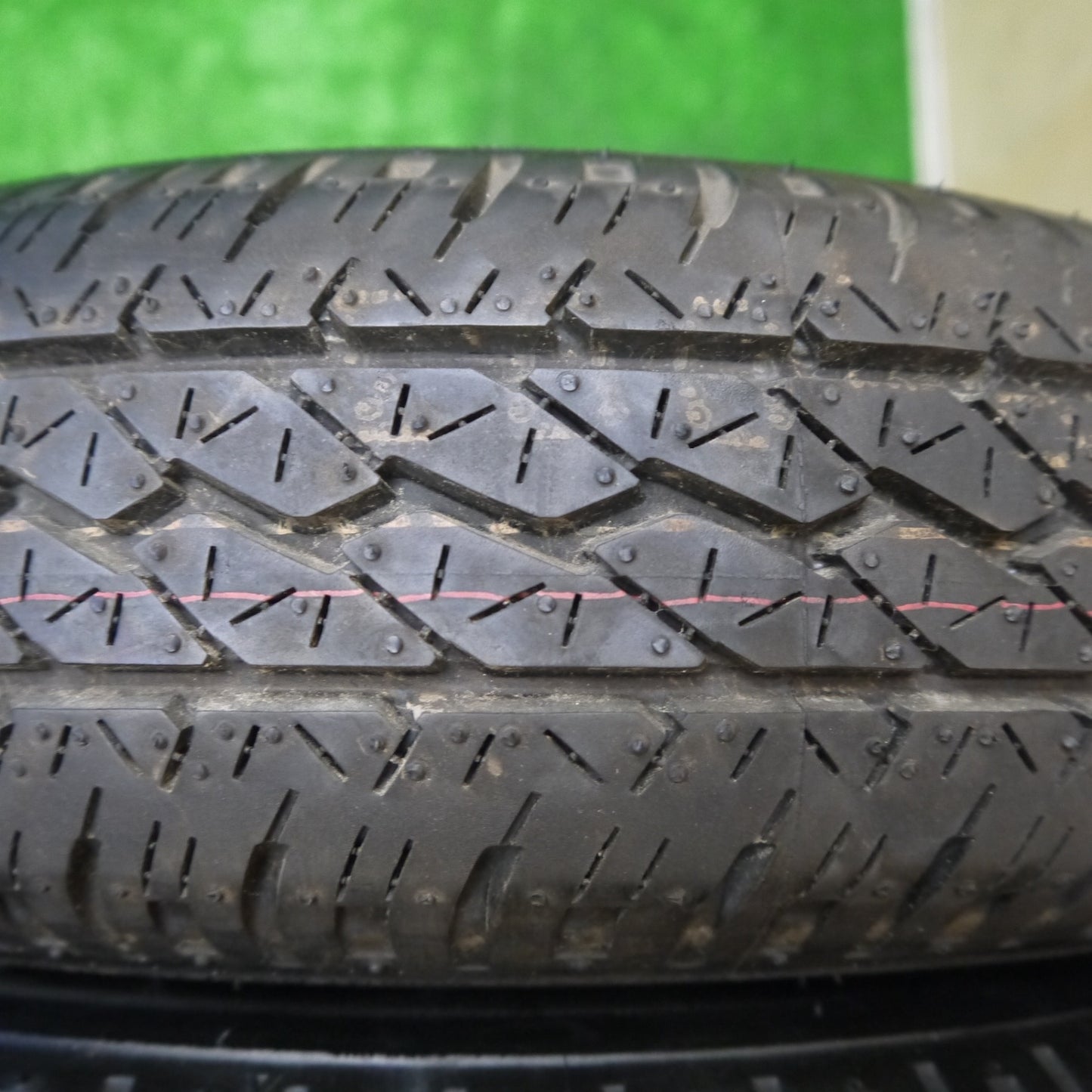 未使用！2本★145R12 LT 6PR ブリヂストン K305 スチール ホイール 12インチ PCD 100 110 114.3/4H マルチ★5100802Hノ