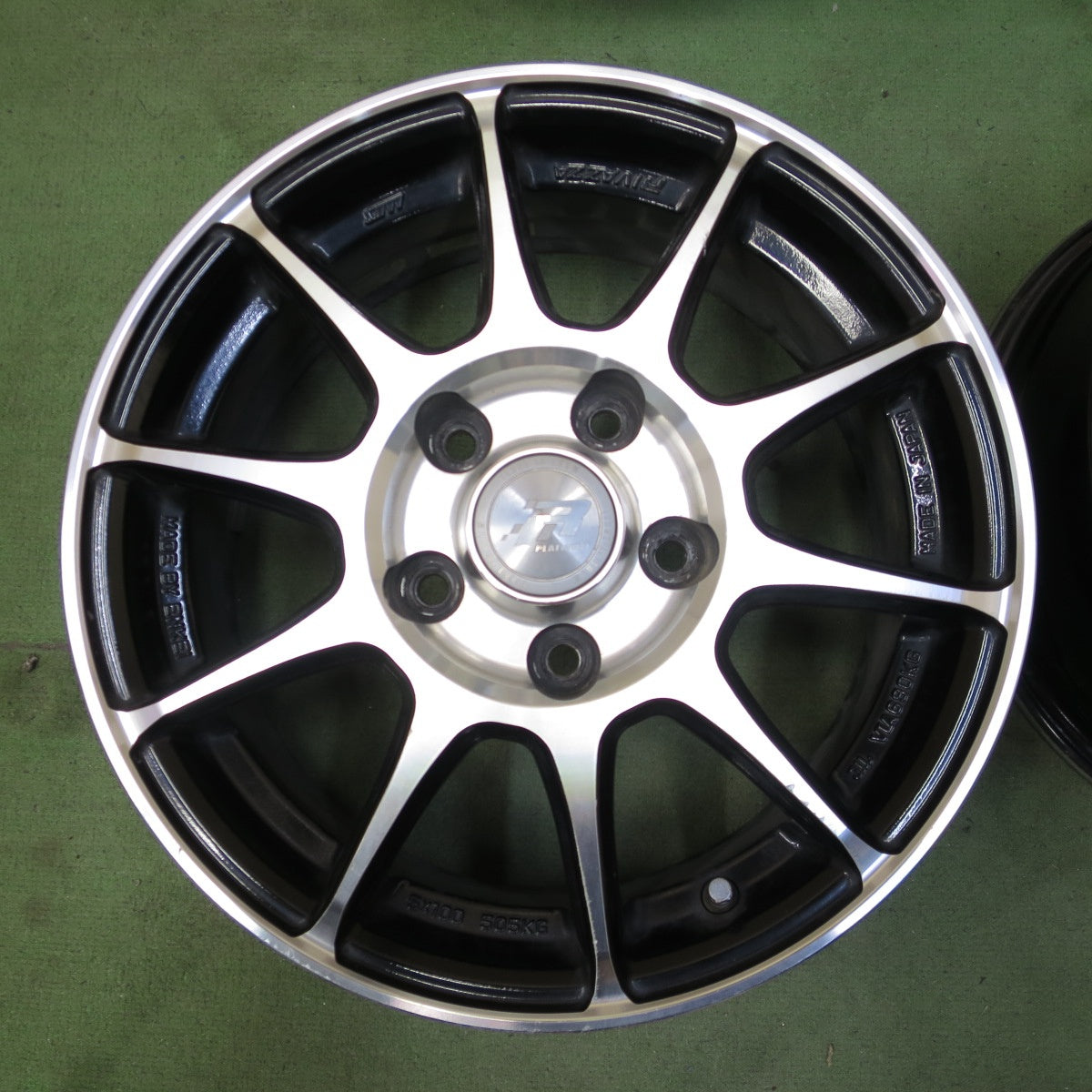 4本価格★RIVAZZA ENKEI 15インチ ホイール リヴァッツァ エンケイ 15×6J PCD114.3/5H★6071303NGホ