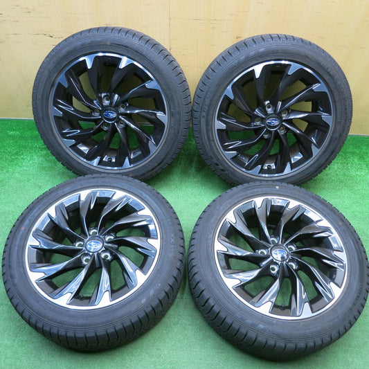 バリ溝！21年！キレイ！9.5分★スバル レヴォーグ 純正 215/50R17 スタッドレス ダンロップ ウインターマックス 03 17インチ PCD114.3/5H★5121110HAス