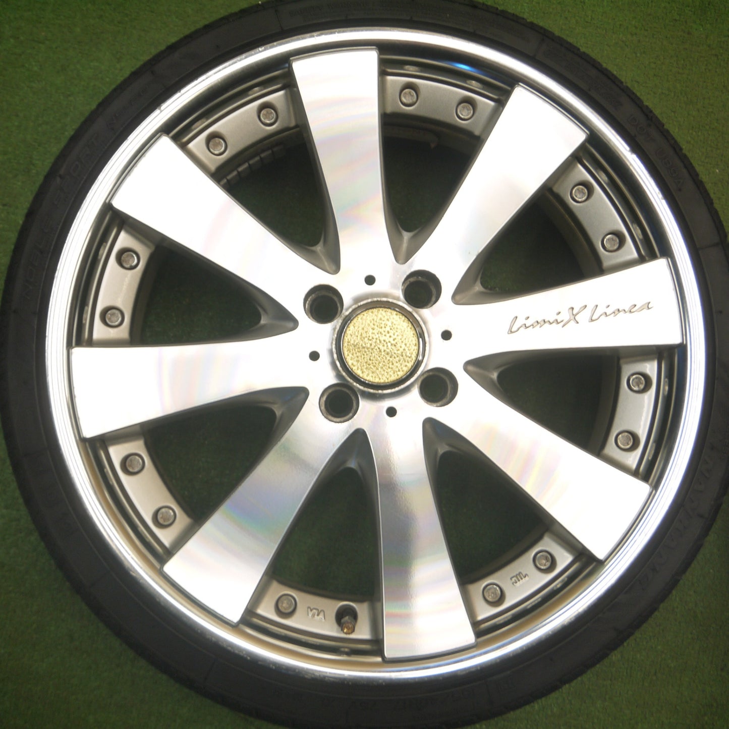 [送料無料] バリ溝！8.5分★165/40R17 ナンカン NOBLE SPORT NS-20 LimiX LINEA LL-02 リミックスリネア 17インチ PCD100/4H★5021001Hノ