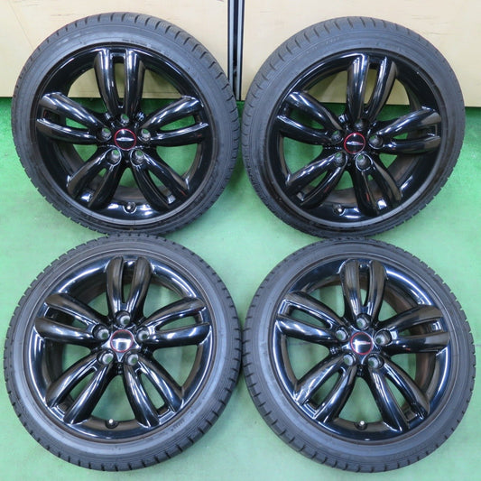 バリ溝！21年！9.5分★MINI ミニ F56 F56 F57 JCW 純正 205/45R17 スタッドレス ダンロップ ウインターマックス03 ジョンクーパーワークス PCD112/5H★5011801イス