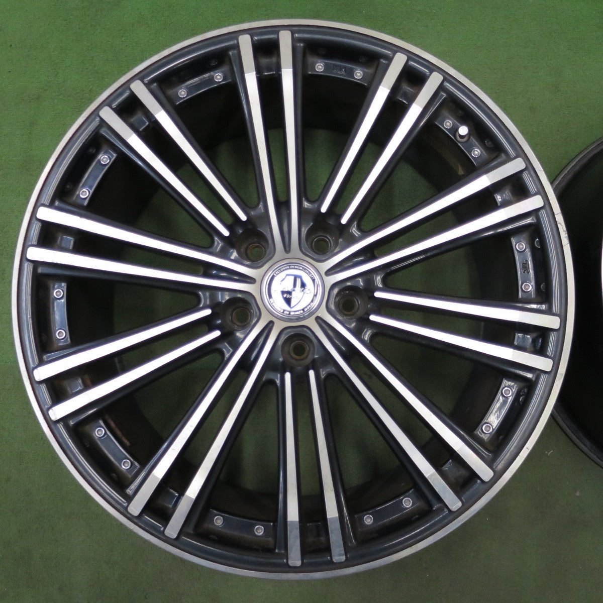 4本価格◎Warwic Verune 19インチ ホイール ワーウィック ヴェルネ 19×9J PCD114.3/5H◎6090404NGホ