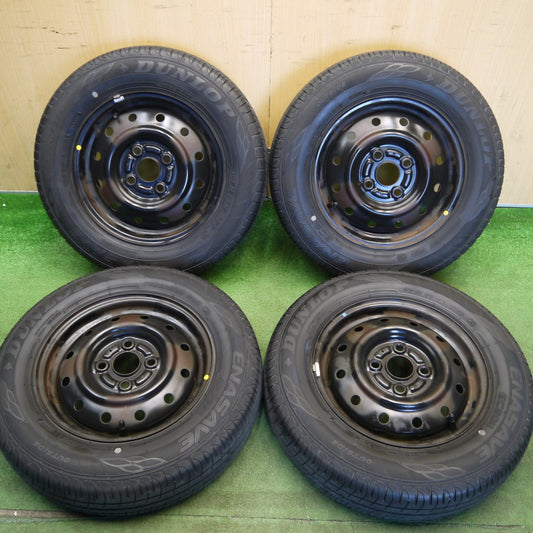 4本価格！23年★145/80R13 ダンロップ エナセーブ EC204 スチール ホイール 13インチ PCD100/4H★6051102Hノ