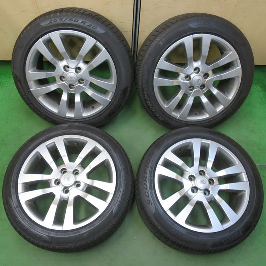 バリ溝！8.5分★ランドローバー ディスカバリー 純正 255/50R20 スタッドレス ピレリ スコーピオン ウインター 20インチ PCD120/5H★5101704イス