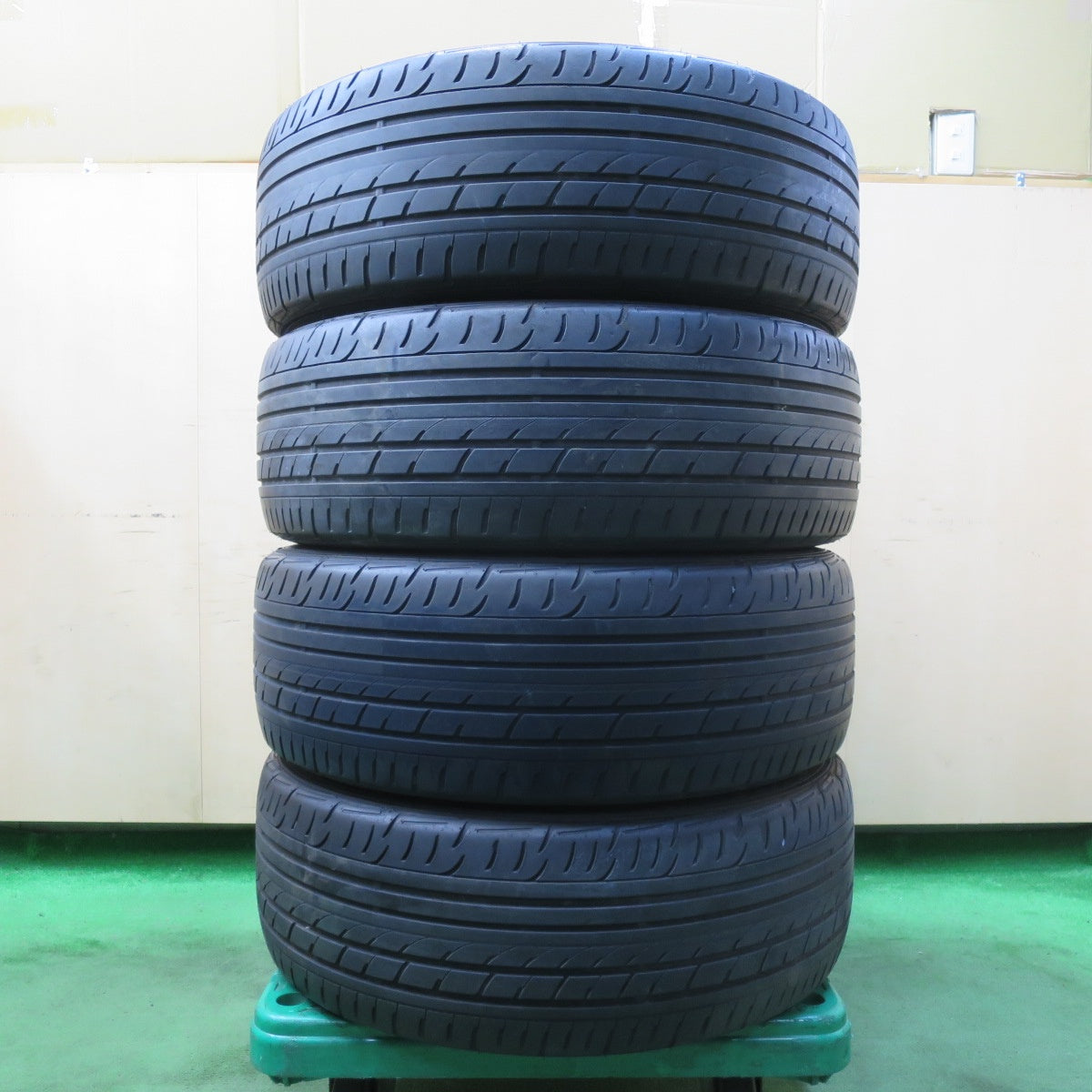 [送料無料] キレイ★ホンダ RU系 ヴェゼル RS 純正 225/50R18 ダンロップ エナセーブ EC503 18インチ PCD114.3/5H★5020305イノ