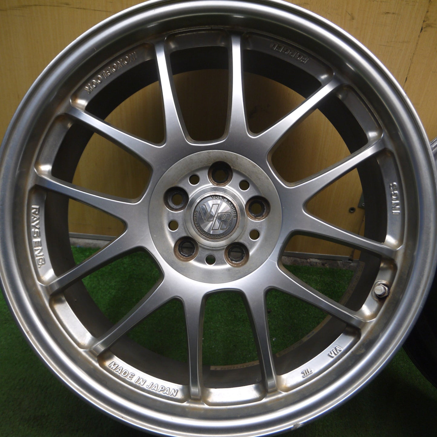 *送料無料* 4本価格★RAYS ings TS06 VOLK RACING MONOBLOCK FORGED レイズ 鍛造 モノブロック 18インチ 18×7.5J PCD100/5H★4041201Hホ