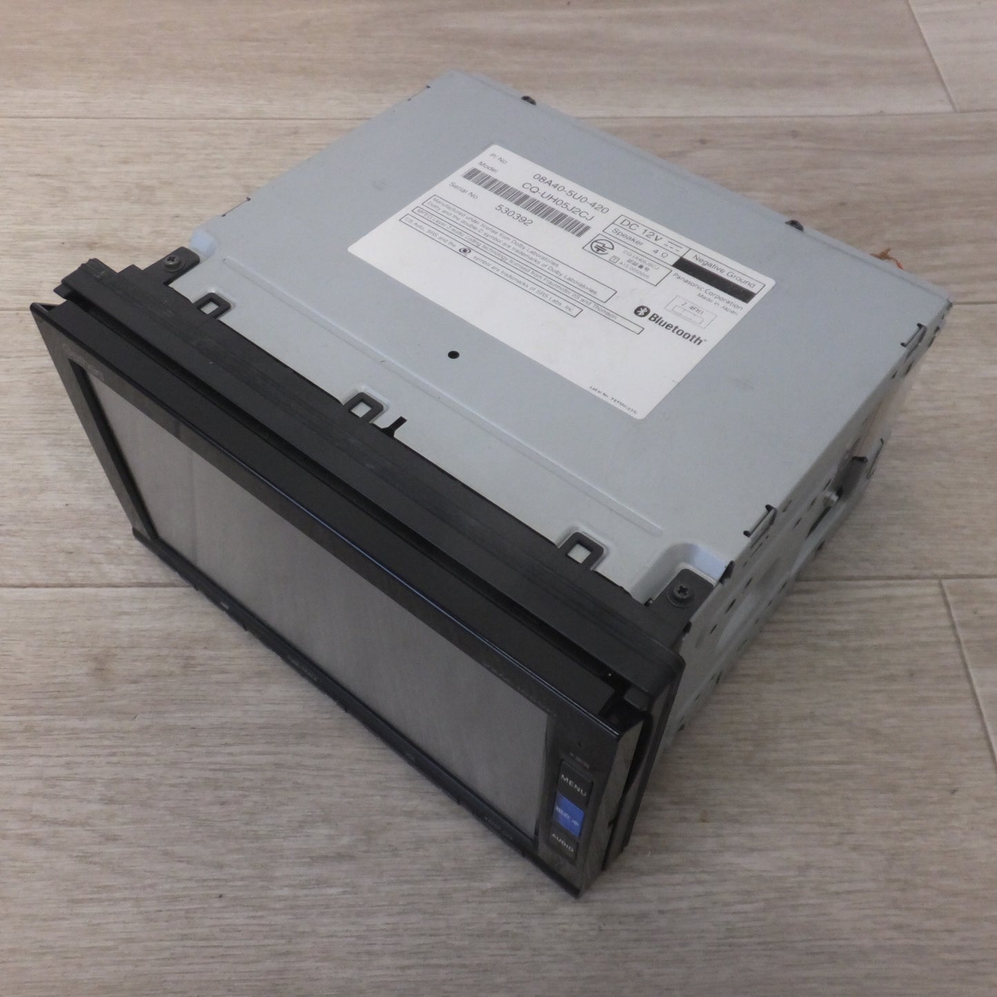 [送料無料] 現状品★パナソニック製 ホンダ 純正 スタンダードインターナビ VXM-165VFi 08A40-5U0-420　セキュリティロック品(48)★