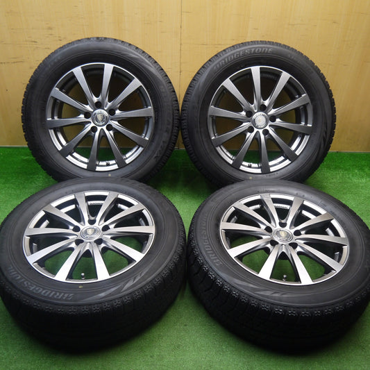 バリ溝！キレイ！8.5分★スタッドレス 225/60R17 ブリヂストン ブリザック VRX MANARAY SPORT マナレイ スポーツ 17インチ PCD114.3/5H★5112807Hス