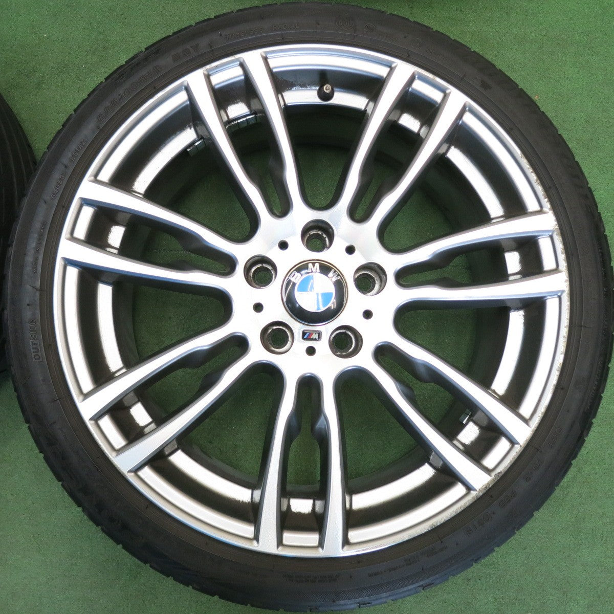 4本価格★BMW F30 F31 3シリーズ Mスポーツ 純正 225/40R19 255/35R19 ブリヂストン ポテンザ S001 RFT ランフラット 19インチ PCD120/5H★6051407HAノ