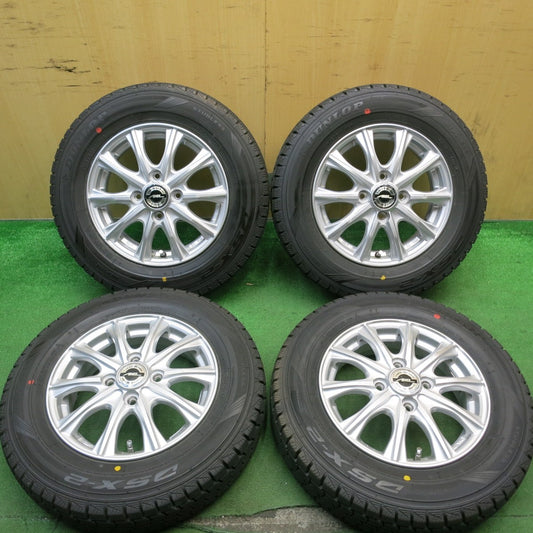 バリ溝！9.5分以上★スタッドレス 145/80R13 ダンロップ DSX-2 AXEL アクセル 13インチ PCD100/4H★5052106AKス