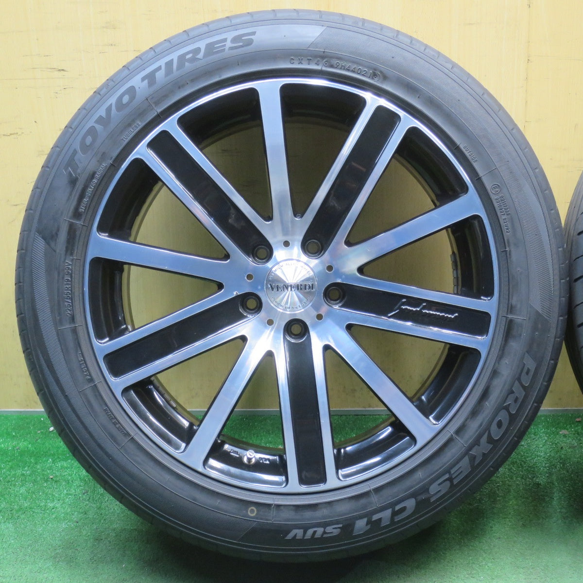 キレイ★225/55R19 トーヨー プロクセス CL1 SUV VENERDi COSMIC ヴェネルディ コスミック 19インチ PCD114.3/5H★6052903NJノ