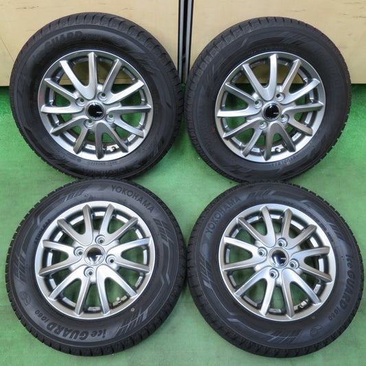 キレイ 21年★スタッドレス 155/70R13 ヨコハマ アイスガード iG60 ZACK JP-016 MONZA ザック 13インチ PCD100/4H★5010414イス