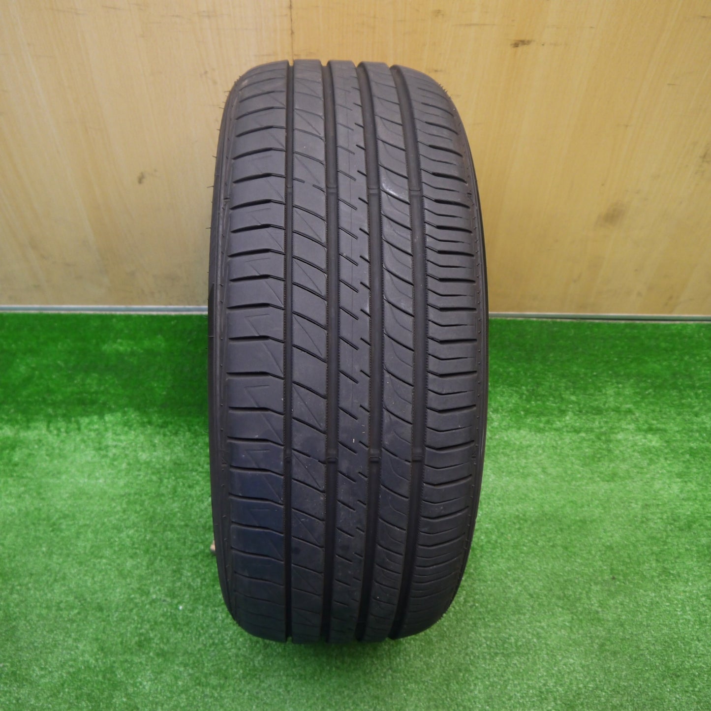 バリ溝！24年！9.5分！1本★225/45R18 ダンロップ LE MANS V + ルマン 5 プラス タイヤ 18インチ レヴォーグ WRX クラウン 等★5102001Hノタ