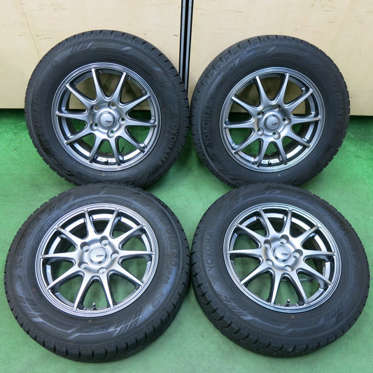 [送料無料] バリ溝！21年！キレイ！9分★スタッドレス 195/65R15 ヨコハマ アイスガード iG60 SPORT ABELIA スポルト アベリア 15インチ PCD114.3/5H★4120608SYス*