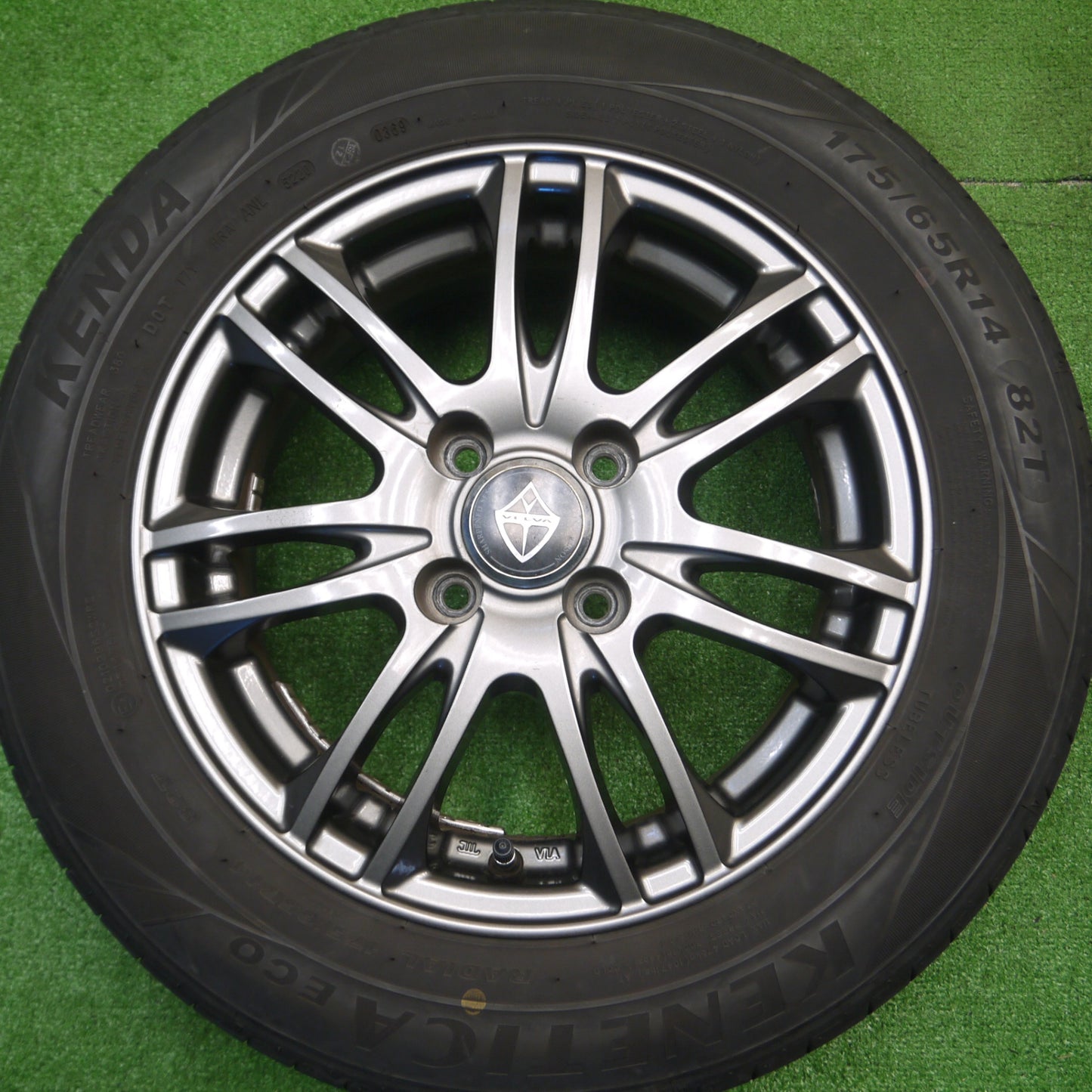 [送料無料] 4本価格！20年★175/65R14 ケンダ KENETICA ECO VELVA weds ヴェルヴァ 14インチ PCD100/4H★4102102Hノ