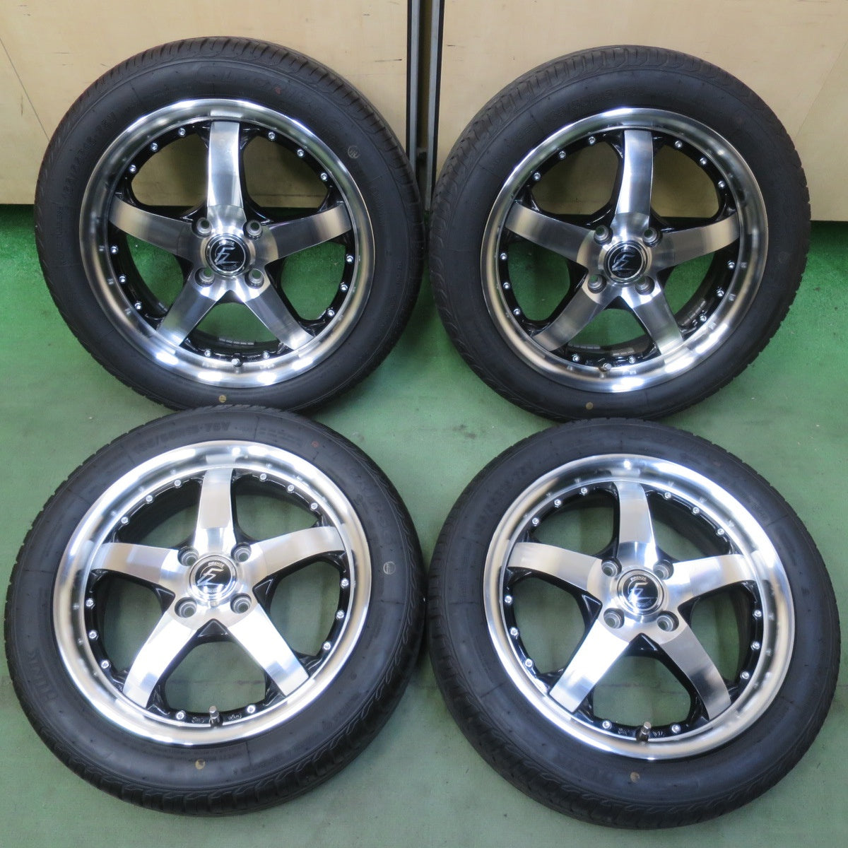 バリ溝！25年！キレイ！8.5分◎165/55R15 アイリンク L-GRIP66 FIRENZE フィレンツェ 15インチ 軽サイズ PCD100/4H◎6083110イノ