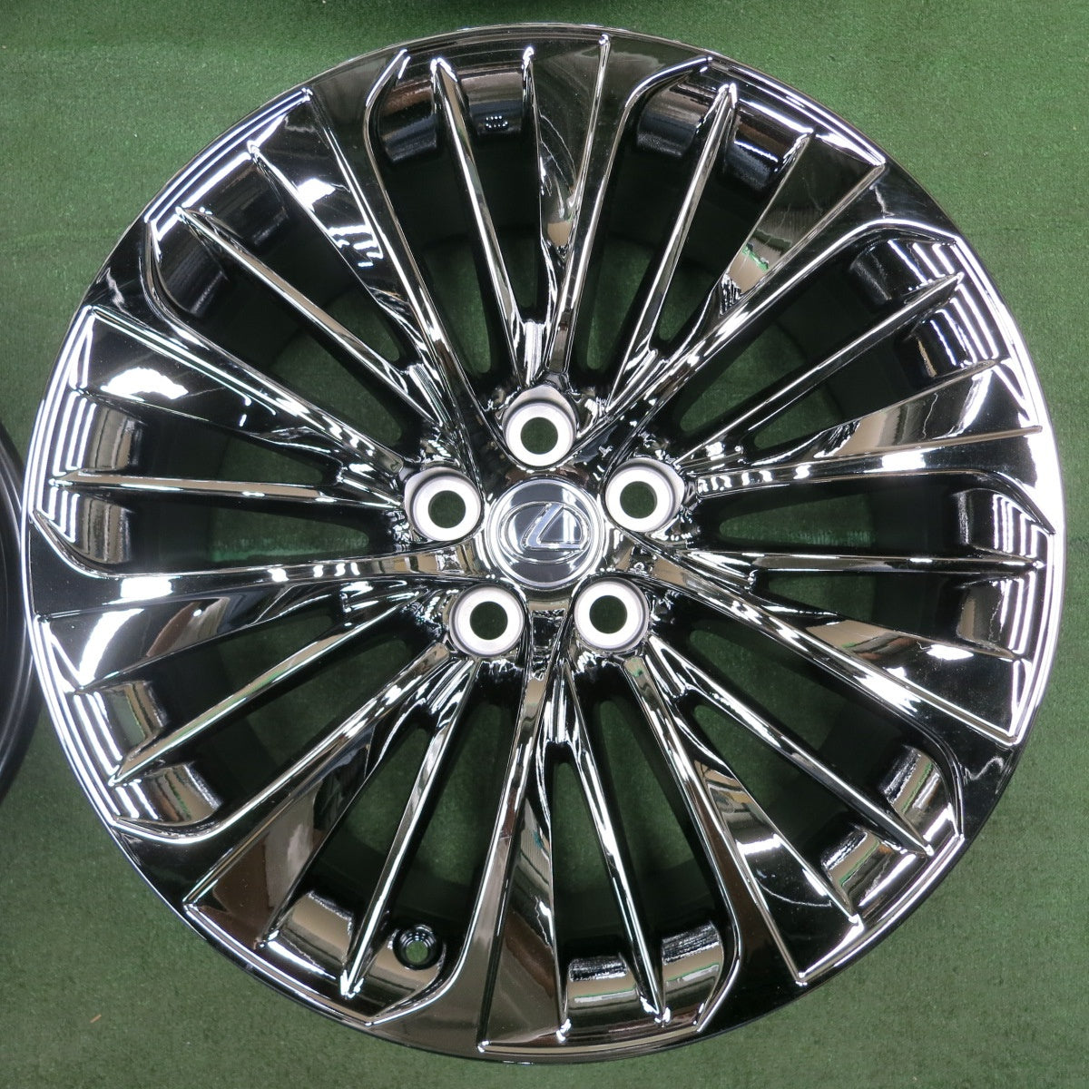 *送料無料* 新車外し★レクサス LS 純正 OP スパッタリング ホイール 20インチ 20×8.5J PCD120/5H★4060406NJホ