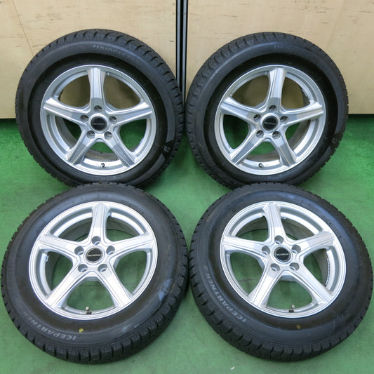 [送料無料] バリ溝！23年！キレイ！ほぼ10分★スタッドレス 205/60R16 ブリヂストン アイスパートナー2 BALMINUM バルミナ 16インチ PCD114.3/5H★4112905SYス