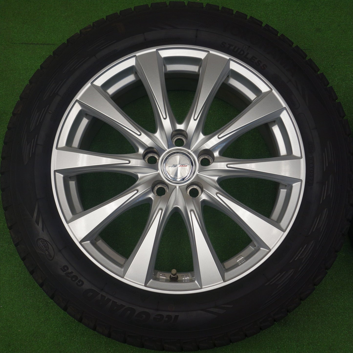 バリ溝！キレイ！9分★スタッドレス 225/60R18 ヨコハマ アイスガード G075 JOKER ジョーカー 18インチ PCD114.3/5H★6031902KTス