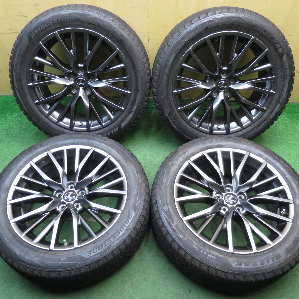 センサー付！キレイ★レクサス RX Fスポーツ 純正 235/55R20 スタッドレス ブリヂストン ブリザック DM-V2 20インチ PCD114.3/5H★5070101NJス