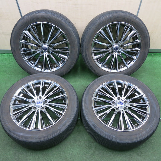 *送料無料* 4本価格★RAYS VERSUS VOUGE 225/55R18 ファルケン ジークス ZE914 レイズ ベルサス ヴォウジェ PCD114.3/5H★4051302HAノ