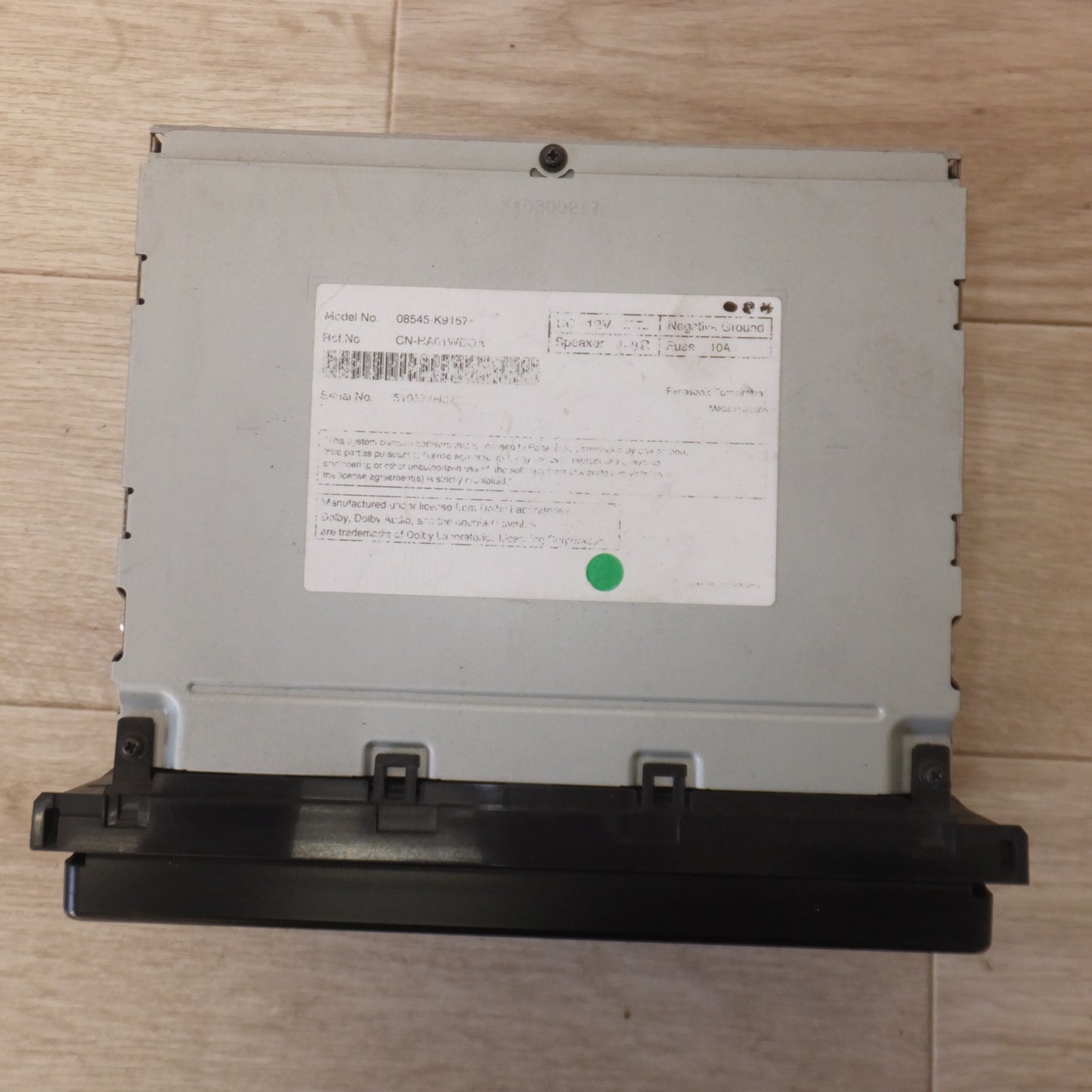 [送料無料] 現状品★パナソニック製 ダイハツ 純正 ワイドスタンダードメモリーナビ NMZN-W72D 08545-K9157(5)★