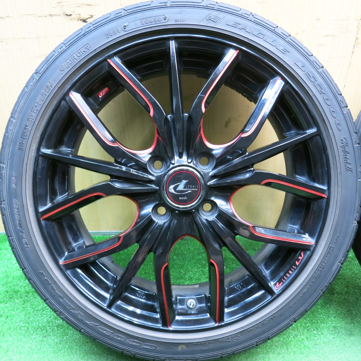 4本価格★LEONIS LV 165/50R16 グッドイヤー イーグル LS2000 hybrid2 レオニス 16インチ 軽 サイズ PCD100/4H★5062205HAノ