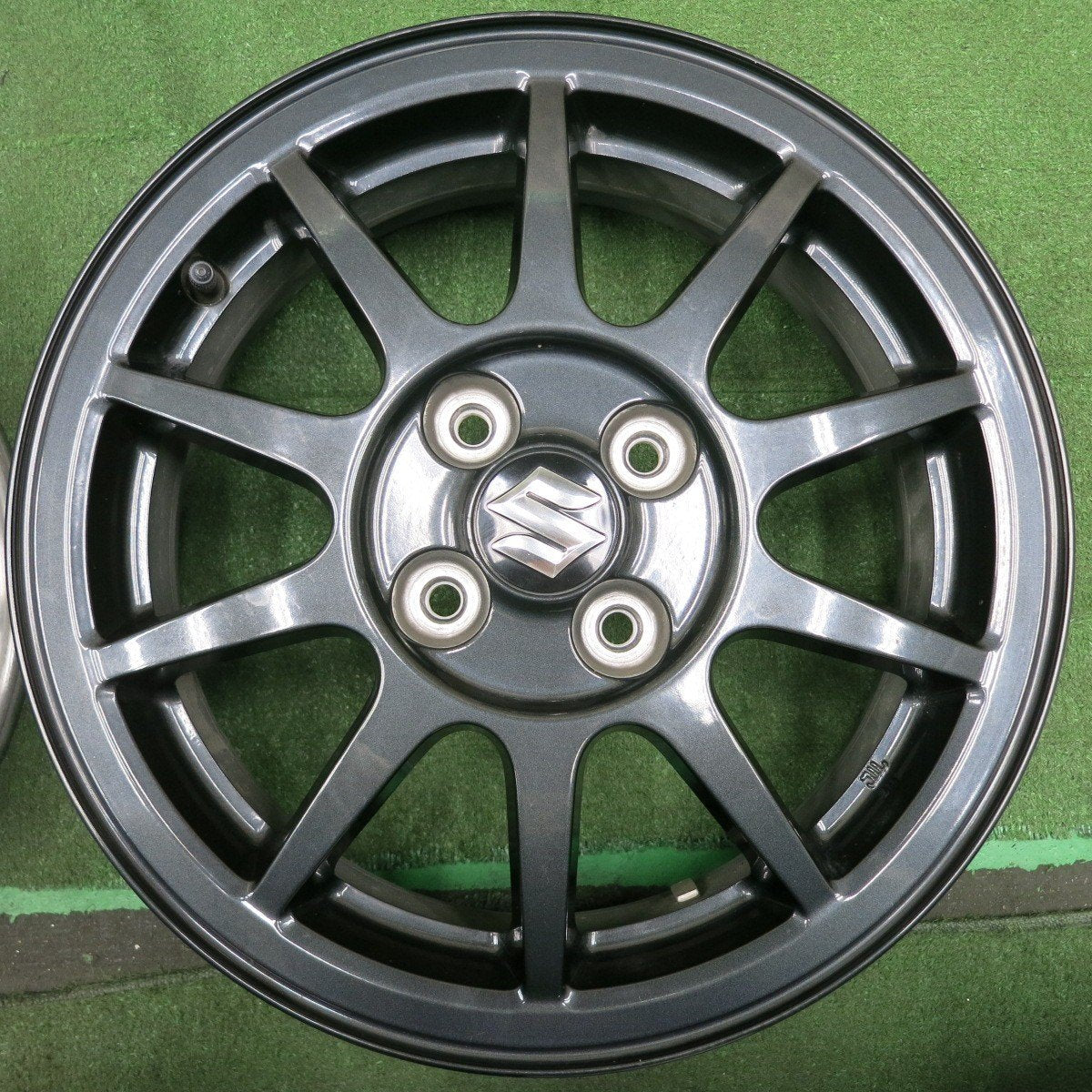 *送料無料* キレイ★スズキ アルト ワークス 純正 ホイール 15インチ 15×5J PCD100/4H★4061703NJホ