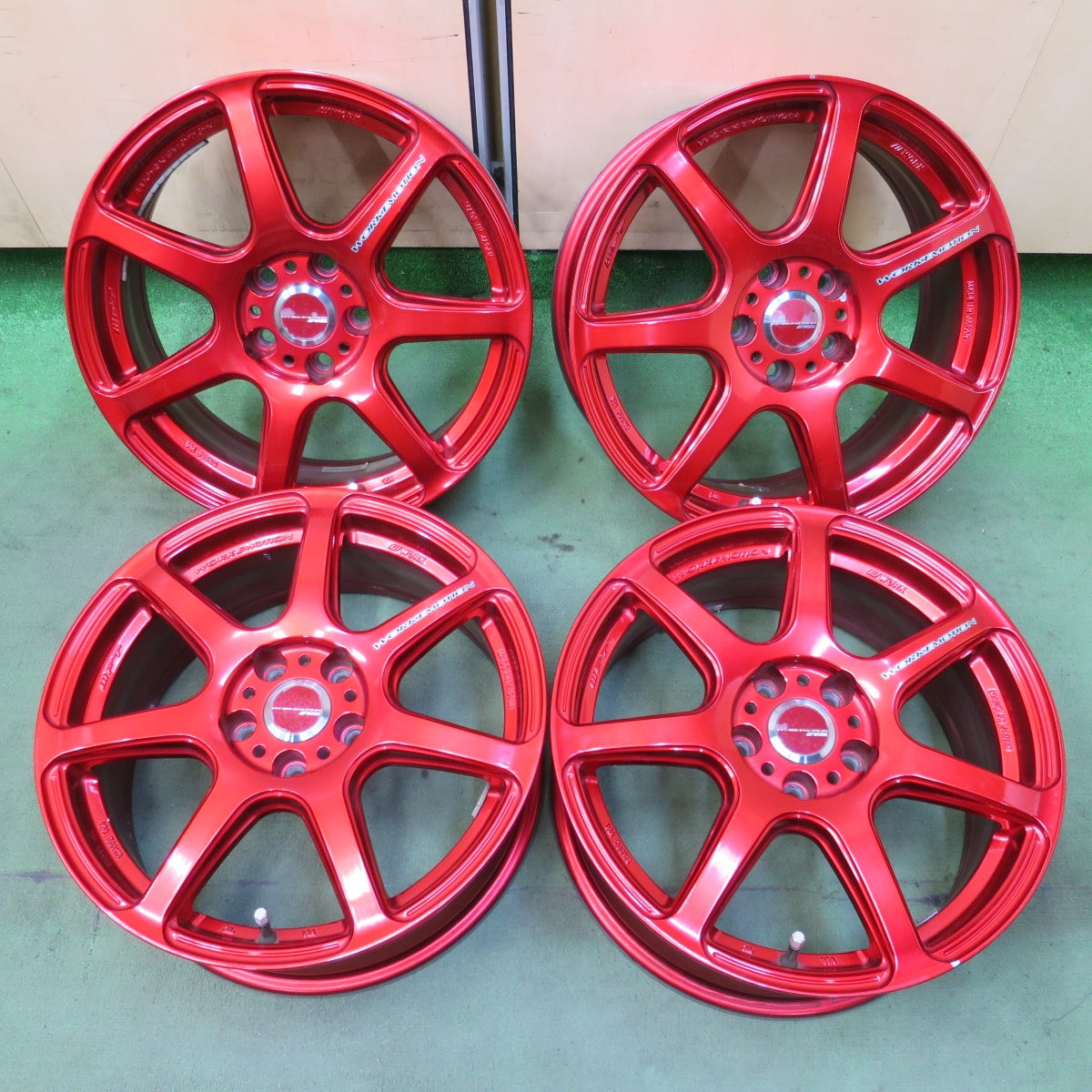 4本価格◎WORK EMOTION EMT-T7R 17インチ ホイール ワーク エモーション 17×7J PCD110/5H◎6080302NGホ