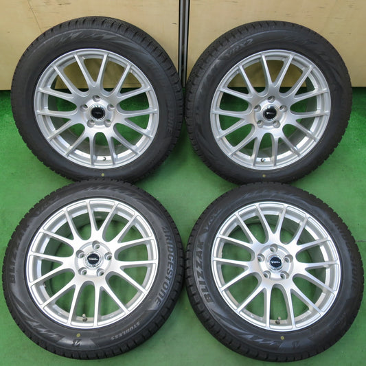 [送料無料] バリ溝！20年！キレイ！9分★スタッドレス 235/50R18 ブリヂストン ブリザック VRX2 TOPRUN トップラン 18インチ PCD114.3/5H★4103102イス