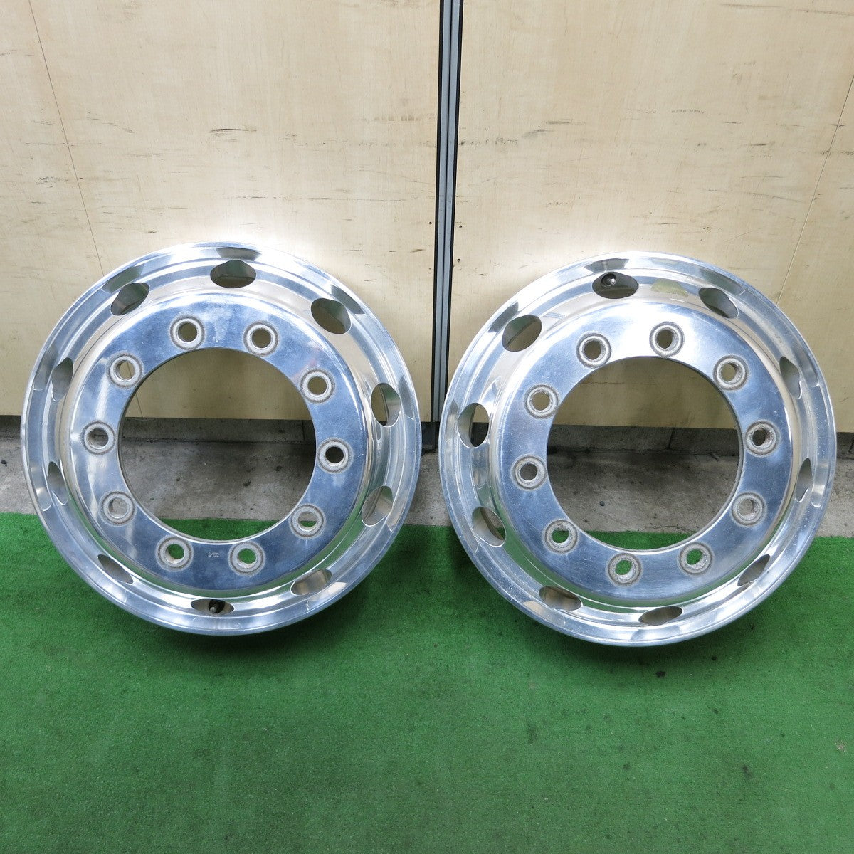 2本価格★トラック ALCOA アルミ ホイール 22.5インチ 22.5×7.50 アルコア PCD335/10H★5100706ナホ