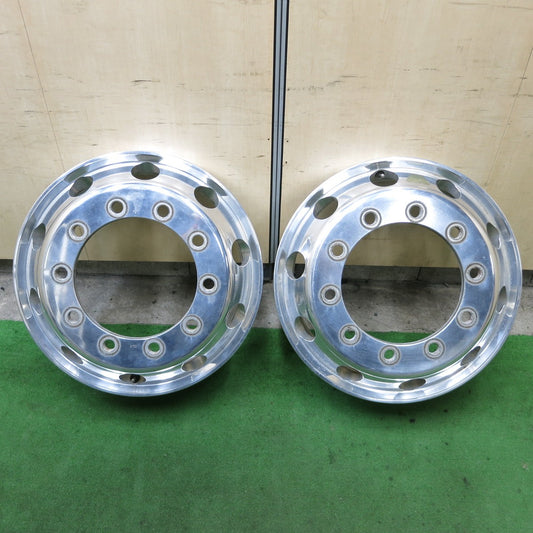 2本価格★トラック ALCOA アルミ ホイール 22.5インチ 22.5×7.50 アルコア PCD335/10H★5100706ナホ