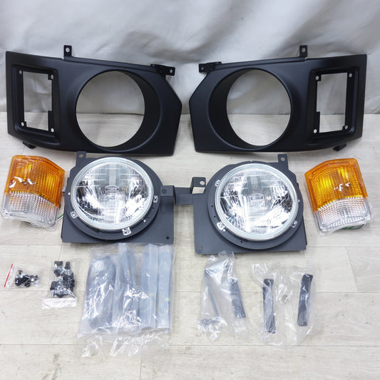 [送料無料] 未使用！左右セット◆ハイエース GOODSPEED ヘッドライト 丸目 KOITO ハロゲン HCR-221 HCR-1 997-16142 HID-H01 ヘッドランプ グッドスピード①◆