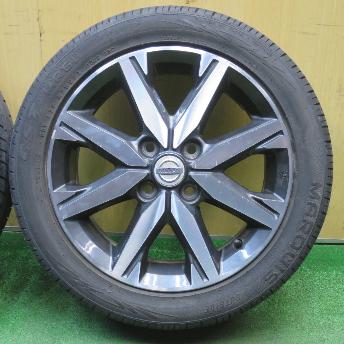 バリ溝！23年！9.5分★日産 デイズ ルークス 純正 165/55R15 マーキス CST MR61 15インチ PCD100/4H★6032503NJノ