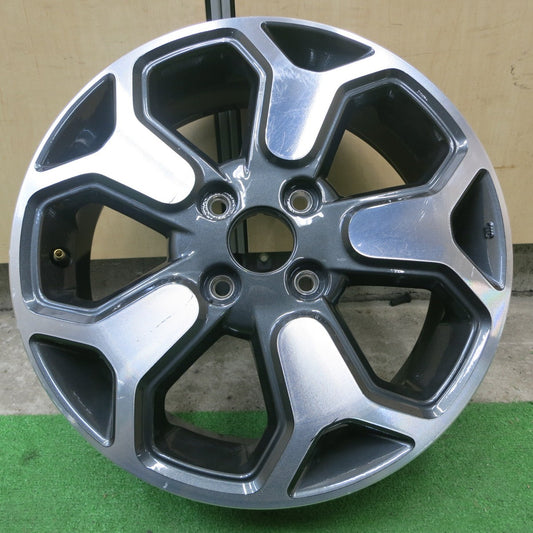 [送料無料] 1本価格★スズキ MR52S ハスラー 純正 ホイール 15インチ 15×4.5J PCD100/4H★4110201ナホ