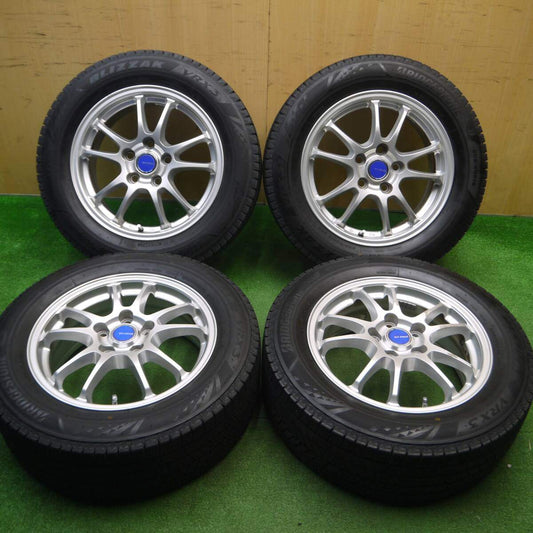 バリ溝！23年！キレイ！9.5分★スタッドレス 205/60R16 ブリヂストン ブリザック VRX3 ECO FORME エコフォルム 16インチ PCD114.3/5H★5011517Hス