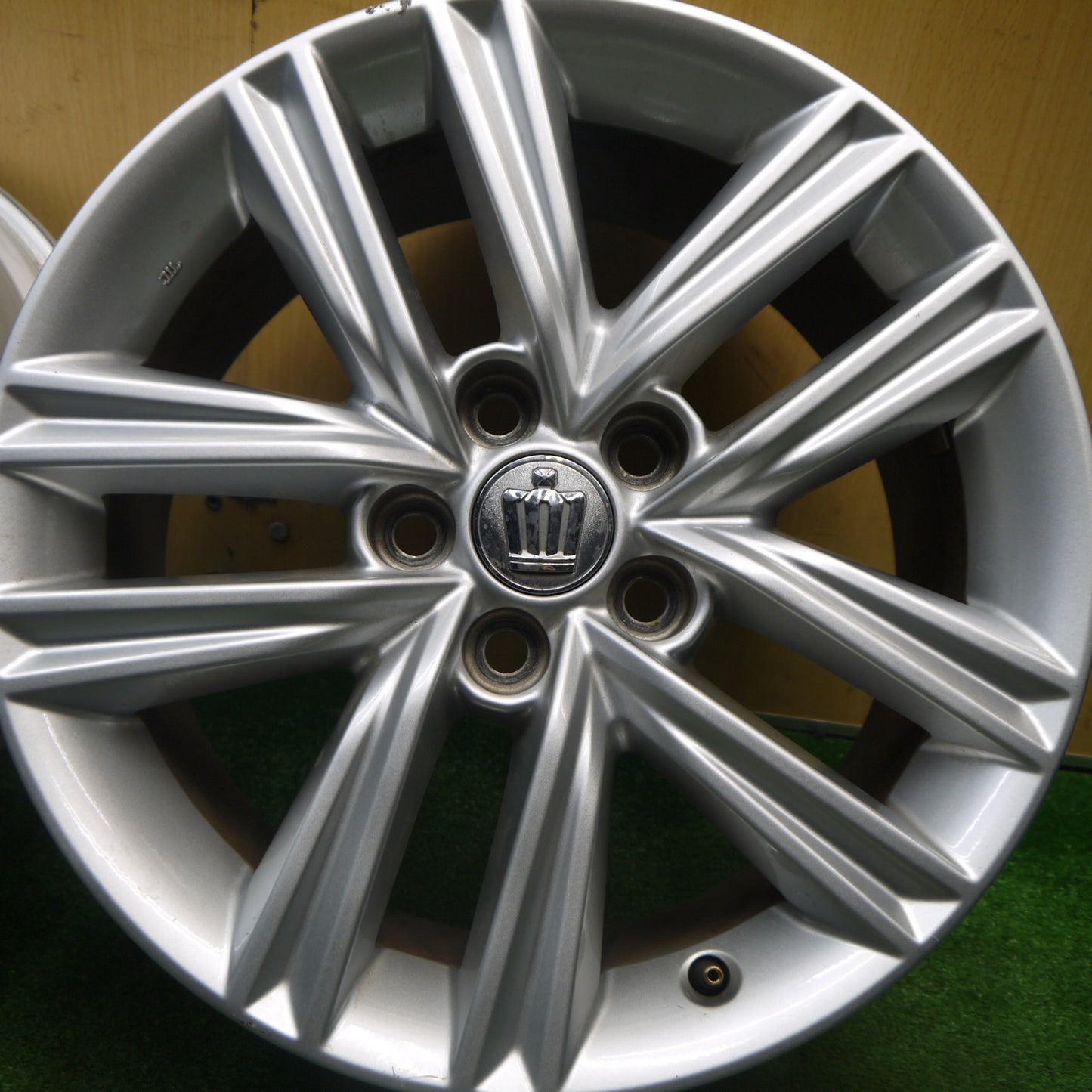 4本価格★トヨタ 210系 クラウン アスリート 純正 ホイール 17インチ 17×7.5J PCD114.3/5H★6010702Hホ