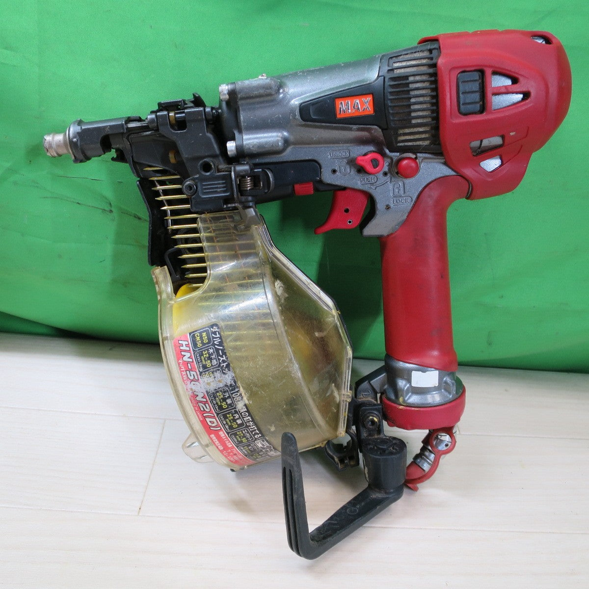 [送料無料] ☆MAX マックス 釘打機 スーパー ネイラ HN-50N2(D) エアー ツール 工具 釘打ち機 コイルネイラ☆
