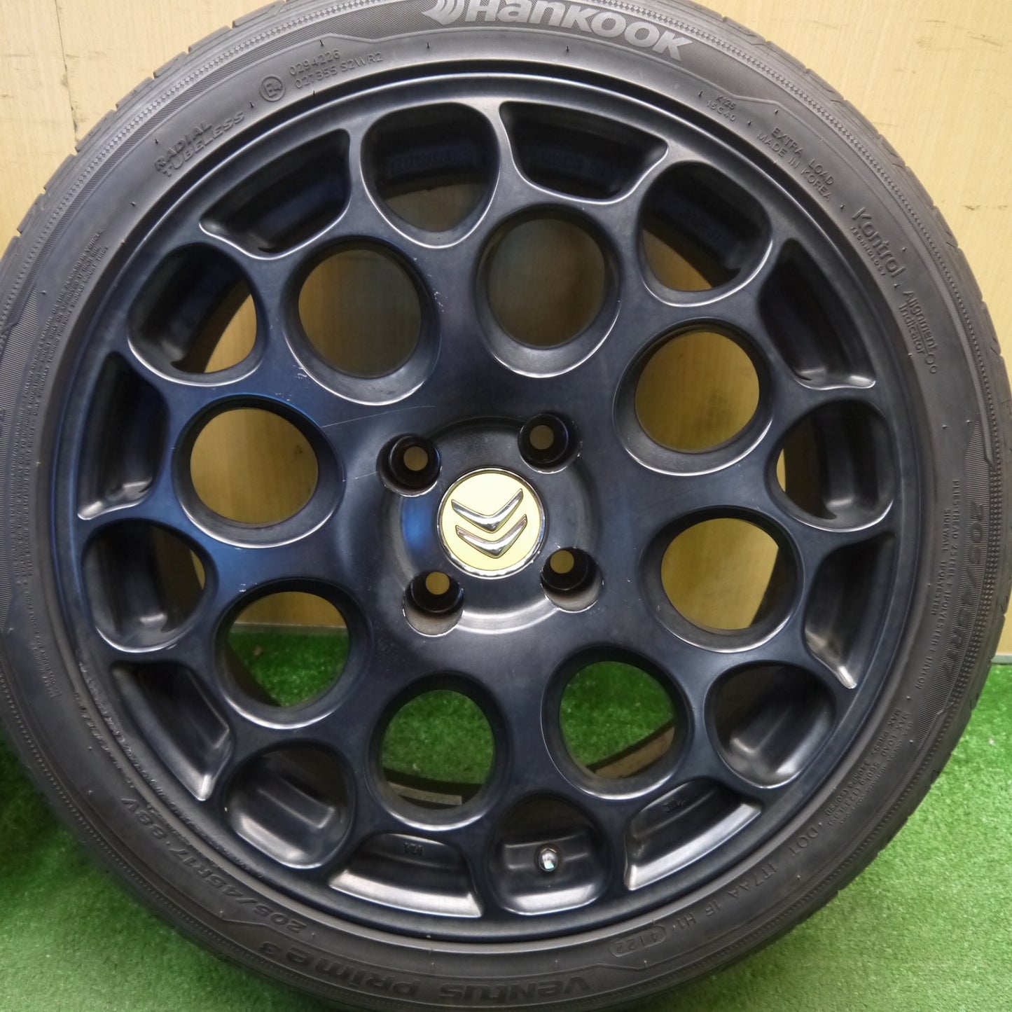 4本価格！22年★プジョー シトロエン 等 WORK WIL 02D /C5 205/45R17 ハンコック ベンタス プライム3 ワーク WIL-02D 17インチ PCD108/4H★6033006Hノ