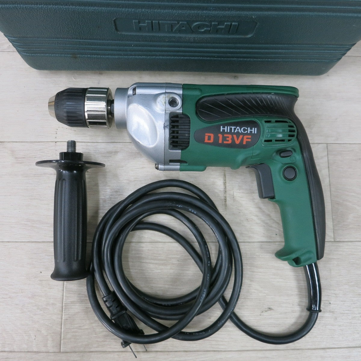[送料無料] ◆日立工機 13mm 変速 電気 ドリル 100V 50 / 60HZ 710W D13VF ケース付き 電動 工具◆