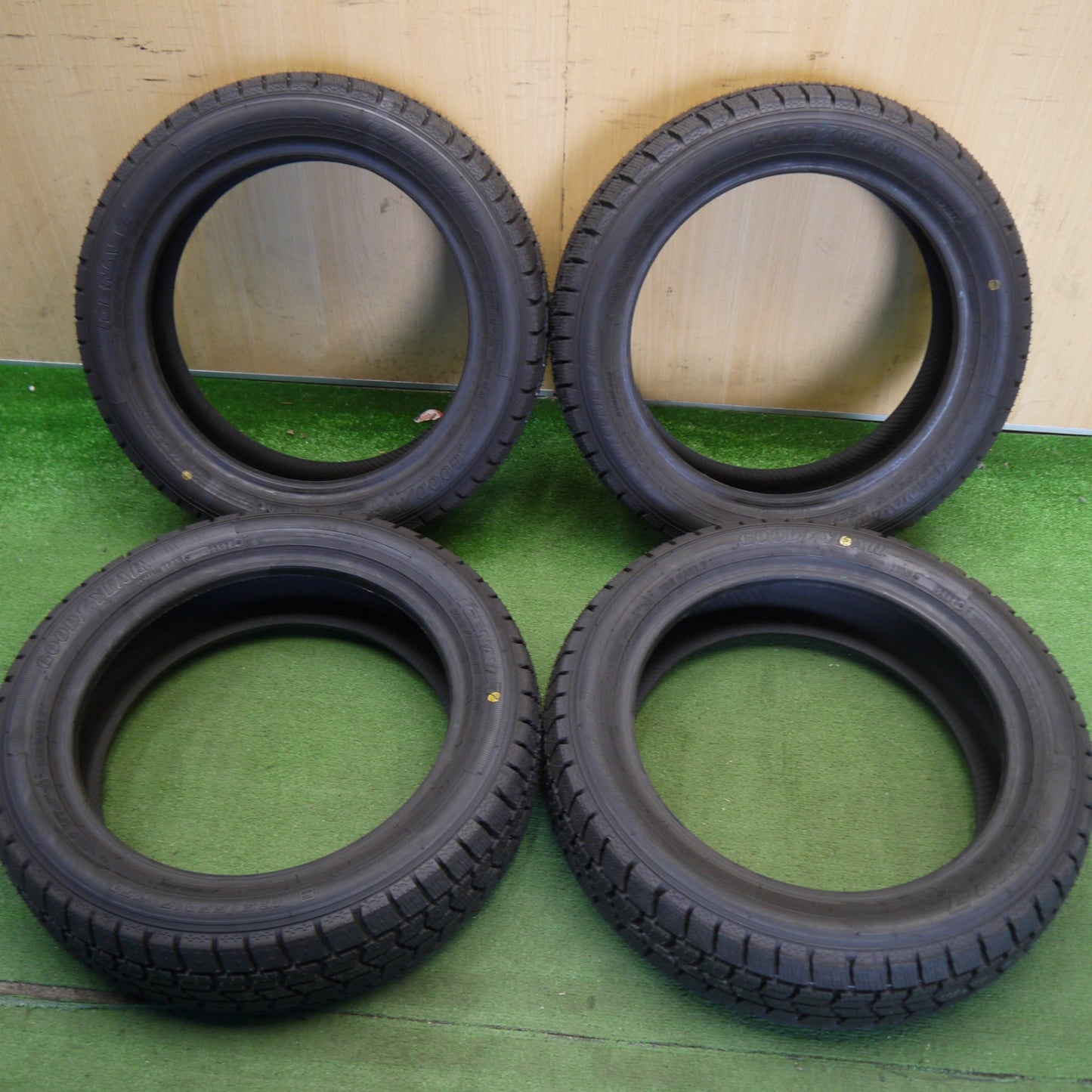 未使用！24年★スタッドレス 165/55R15 グッドイヤー アイスナビ7 タイヤ 15インチ N-BOX N-WGN ワゴンR スペーシア アルト タント デリカミニ 等★6050812Hスタ