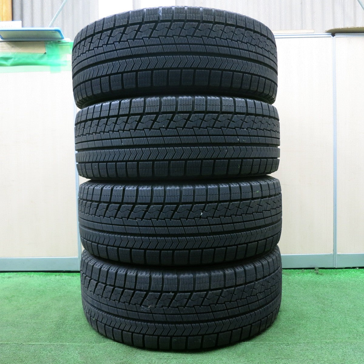 *送料無料* バリ溝！9.5分★日産 E52 エルグランド ライダー 純正 AUTECH 225/55R18 スタッドレス ブリヂストン ブリザック VRX PCD114.3/5H★4052102NJス