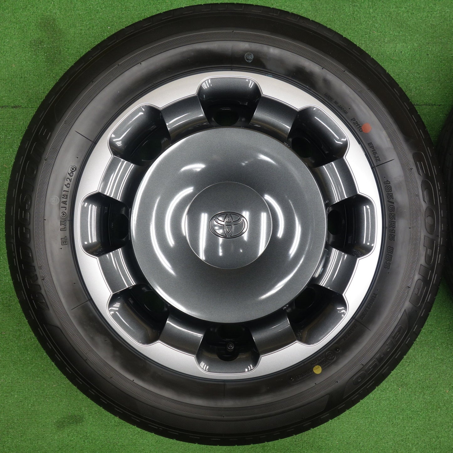 新車外し！26年◎トヨタ シエンタ Zグレード 純正 スチール 185/65R15 ブリヂストン エコピア EP150 15インチ PCD100/5H◎6061202KTノ