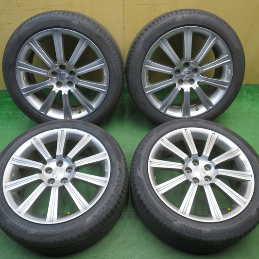 バリ溝！24年！8.5分★スバル SG9 フォレスター STi 純正 225/45R18 ピレリ POWERGY パワジー 18インチ PCD100/5H★6042705NJノ