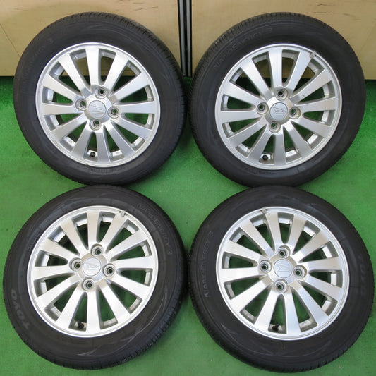 *送料無料* 4本価格★ダイハツ ムーヴ コンテ 純正 155/65R14 トーヨー ナノエナジー3 14インチ PCD100/4H★4060707イノ