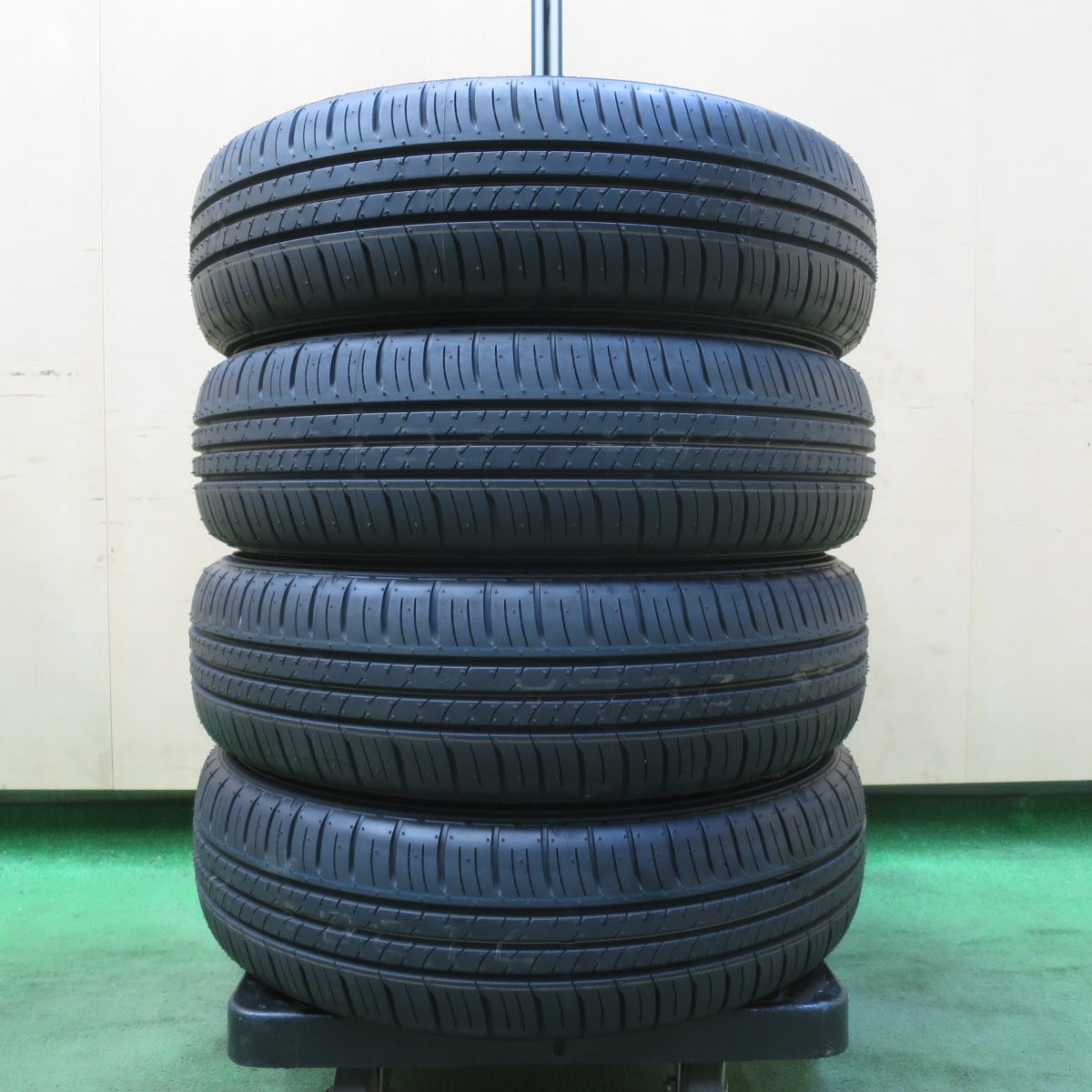 新車外し！23年★スズキ ハスラー 純正 スチール 165/60R15 ダンロップ エナセーブ EC300+ 15インチ PCD100/4H★5080406イノ