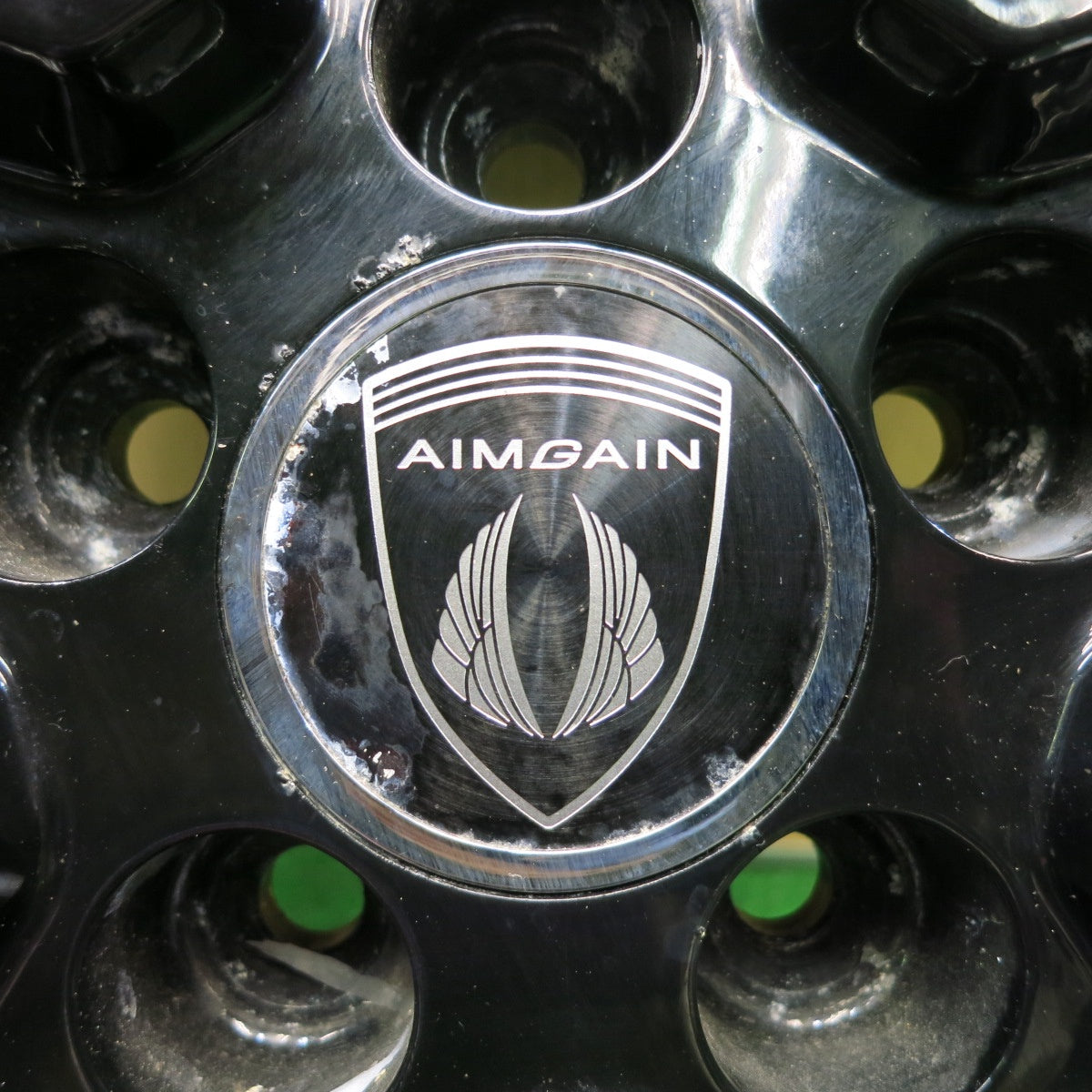 タイヤほぼ未使用★プリウス AIMGAIN PRIUS MODEL GTS MONO 215/40R18 デリンテ サンダー D7 エイムゲイン モノ 18インチ PCD100/5H★5052302HAノ