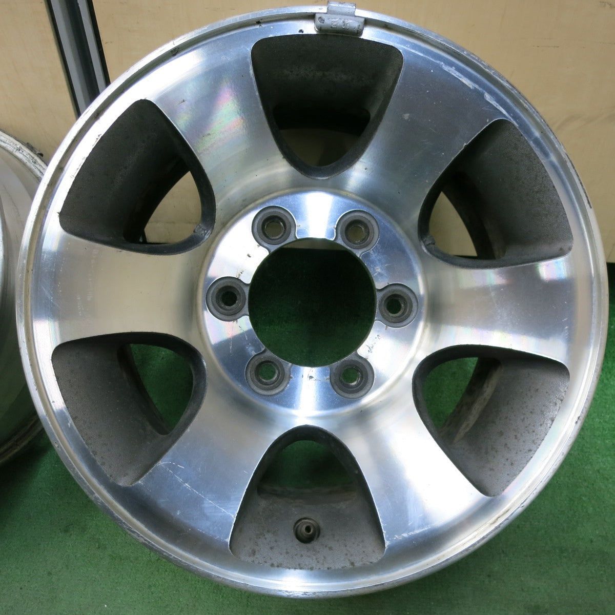 [送料無料] 4本価格★三菱 パジェロ 純正 ホイール 15インチ 15×7JJ PCD139.7/6H★5021902SYホ