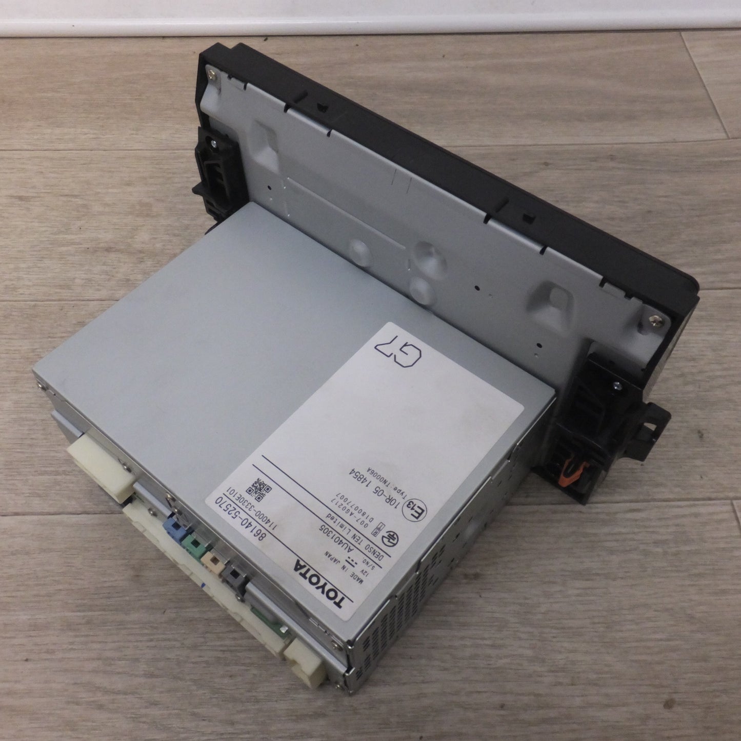 [送料無料] 現状品★デンソーテン製 トヨタ 純正 ディスプレイオーディオ 86140-52570　トヨタ アクア MXPK11(72)★